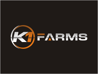 K1 Farms logo design by bunda_shaquilla