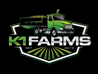 K1 Farms logo design by REDCROW