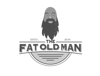 The Fat Old Man logo design by Mardhi