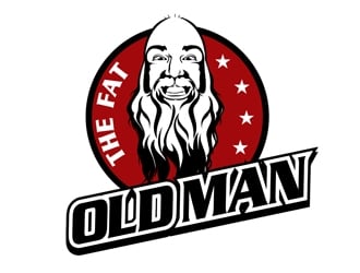 The Fat Old Man logo design by DreamLogoDesign