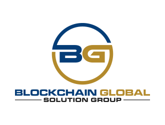 blockchain global solution group logo design by lexipej