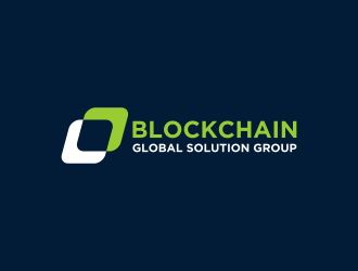 blockchain global solution group logo design by deejava