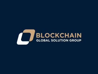 blockchain global solution group logo design by deejava