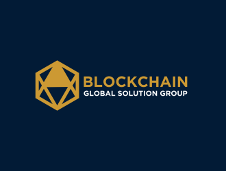 blockchain global solution group logo design by deejava