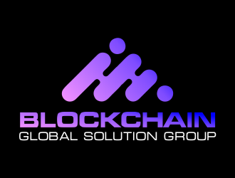 blockchain global solution group logo design by Gwerth
