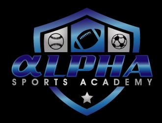 Alpha Sports Academy  logo design by PMG