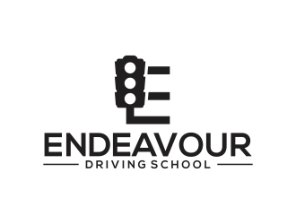 Endeavour Driving School logo design by rokenrol