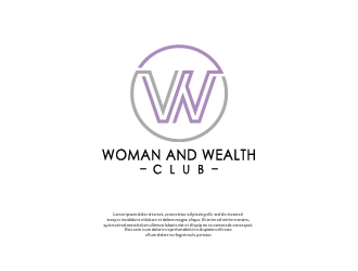 Women and Wealth Club logo design by SenimanMelayu