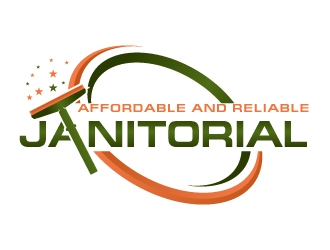 Affordable and Reliable Janitorial  logo design by uttam