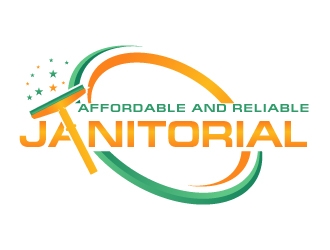 Affordable and Reliable Janitorial  logo design by uttam