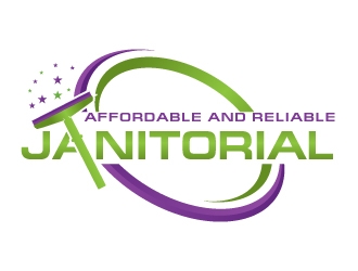 Affordable and Reliable Janitorial  logo design by uttam