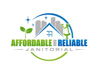 Affordable and Reliable Janitorial  logo design by JJlcool