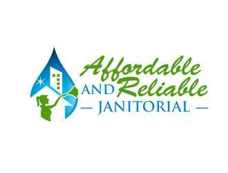 Affordable and Reliable Janitorial  logo design by ingepro