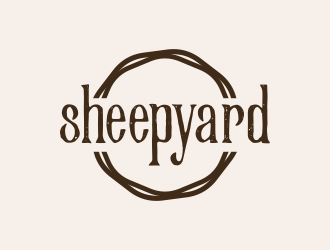 sheepyard logo design by BlessedArt