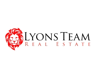 Lyons Team Real Estate logo design by ElonStark