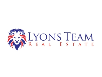 Lyons Team Real Estate logo design by ElonStark