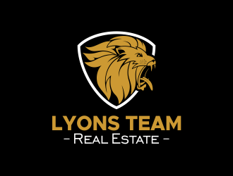 Lyons Team Real Estate logo design by nandoxraf