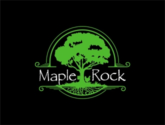 Maple Rock  logo design by indrabee