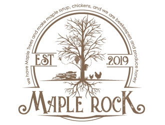 Maple Rock  logo design by dorijo