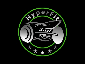 HyperFit logo design by berkahnenen