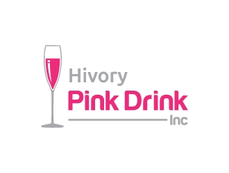 Hivory Pink Drink, Inc logo design by sakarep