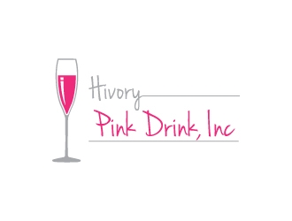 Hivory Pink Drink, Inc logo design by sakarep
