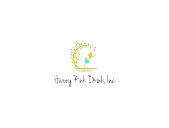 Hivory Pink Drink, Inc logo design by N3V4