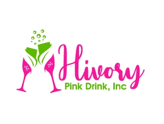 Hivory Pink Drink, Inc logo design by ElonStark