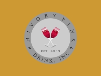 Hivory Pink Drink, Inc logo design by naldart