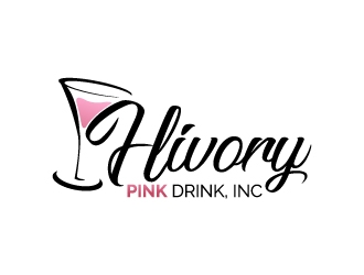 Hivory Pink Drink, Inc logo design by JJlcool