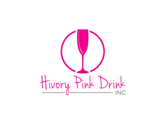 Hivory Pink Drink, Inc logo design by blessings