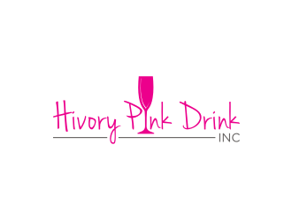 Hivory Pink Drink, Inc logo design by blessings