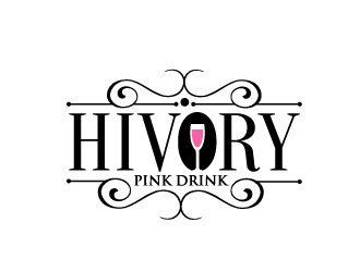 Hivory Pink Drink, Inc logo design by Foxcody