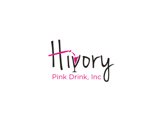 Hivory Pink Drink, Inc logo design by Rizqy