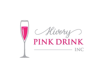 Hivory Pink Drink, Inc logo design by sakarep