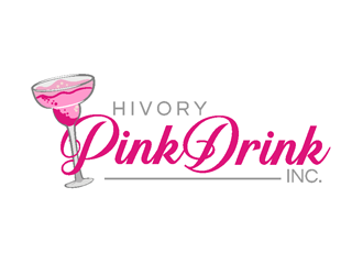 Hivory Pink Drink, Inc logo design by coco