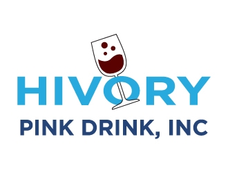 Hivory Pink Drink, Inc logo design by Mirza