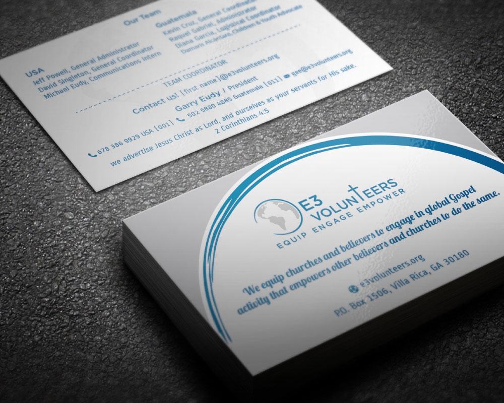 E3 Volunteers logo design by Boomstudioz