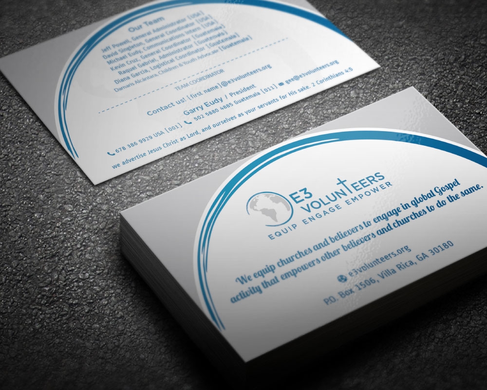 E3 Volunteers logo design by Boomstudioz