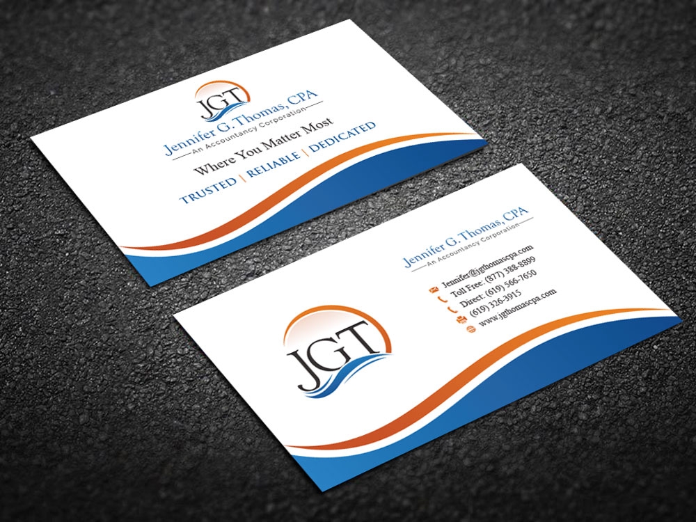 Jennifer G. Thomas, CPA An Accountancy Corporation logo design by cre8vpix