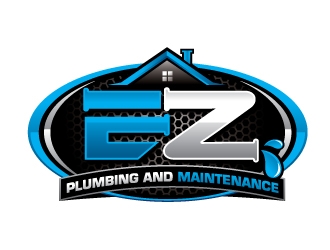 EZ Plumbing and Maintenance logo design by REDCROW