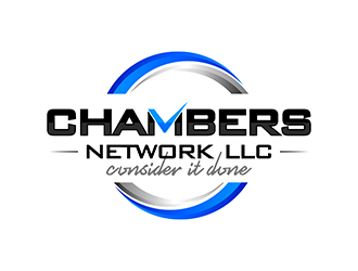 Chambers Network LLC logo design by enzidesign