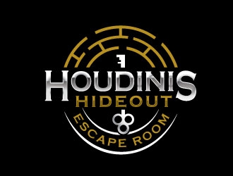 Houdinis Hideout logo design by Conception