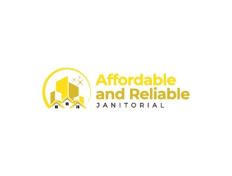 Affordable and Reliable Janitorial  logo design by crazher
