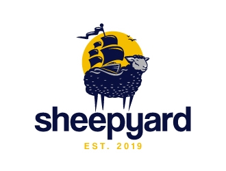 sheepyard logo design by dasigns