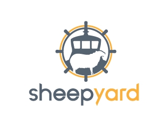 sheepyard logo design by akilis13