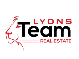 Lyons Team Real Estate logo design by Upoops