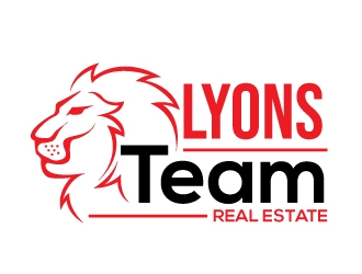Lyons Team Real Estate logo design by Upoops