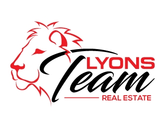 Lyons Team Real Estate logo design by Upoops