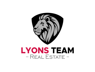 Lyons Team Real Estate logo design by nandoxraf